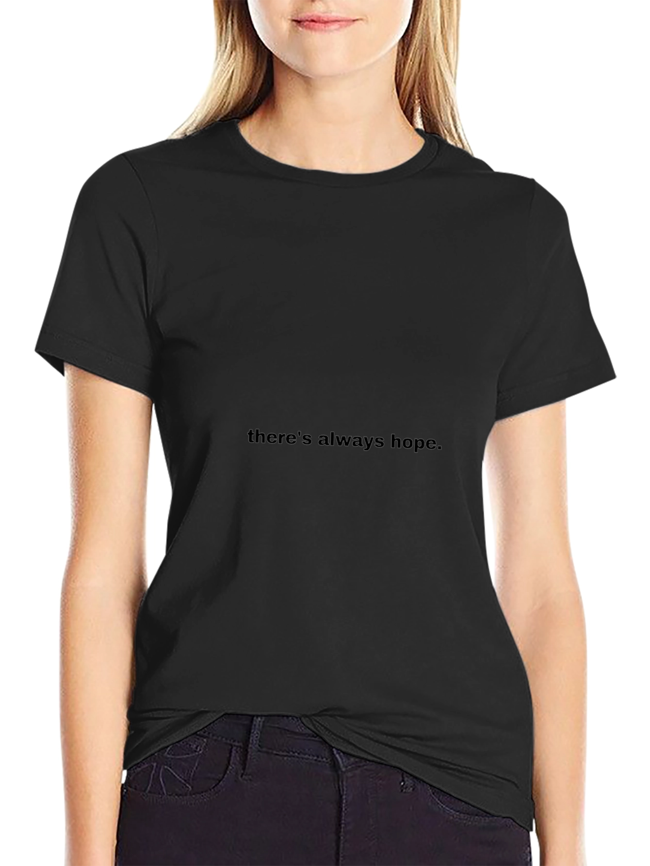 Theres Always Hope Black Graphic Tee