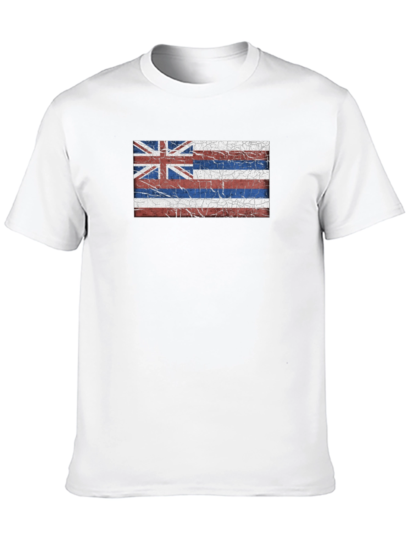 Hawaii Flag Graphic Tee - Black