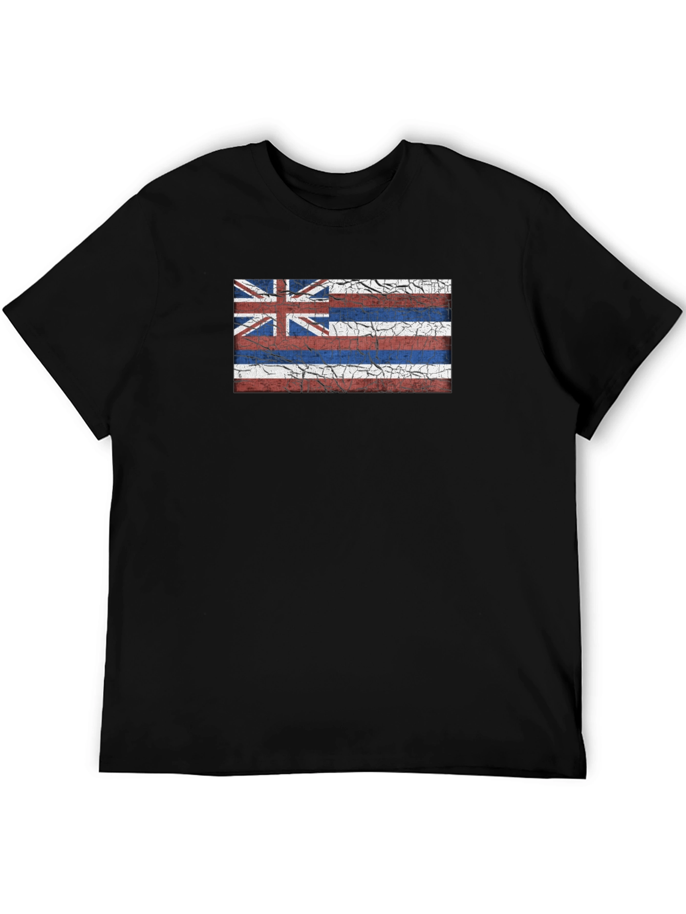 Hawaii Flag Graphic Tee - Black