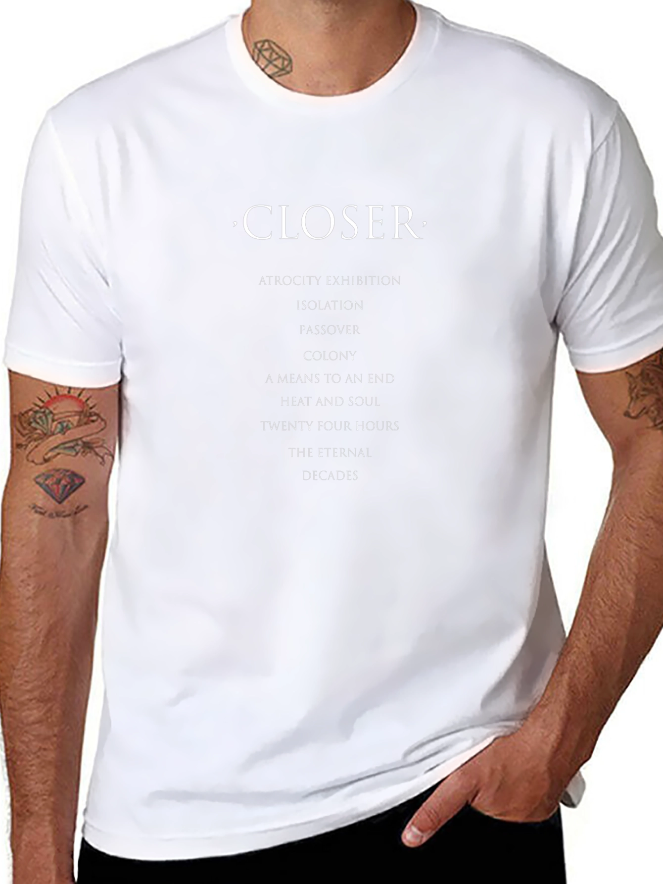 Closer Album Tracklist T-Shirt