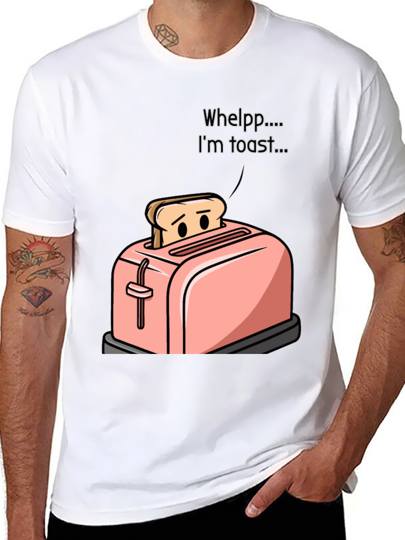 Im Toast Funny Graphic T-Shirt