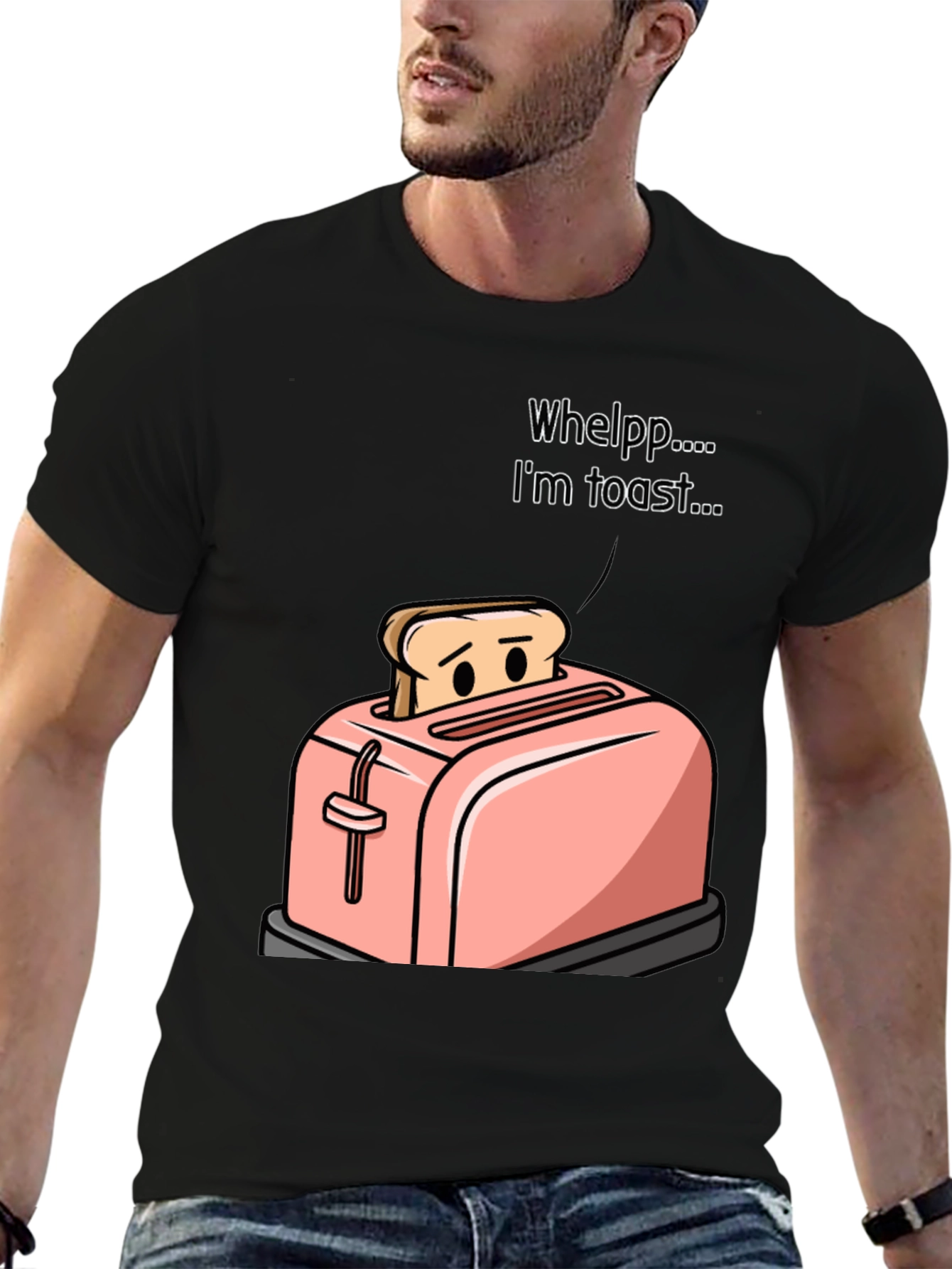 Im Toast Funny Graphic T-Shirt