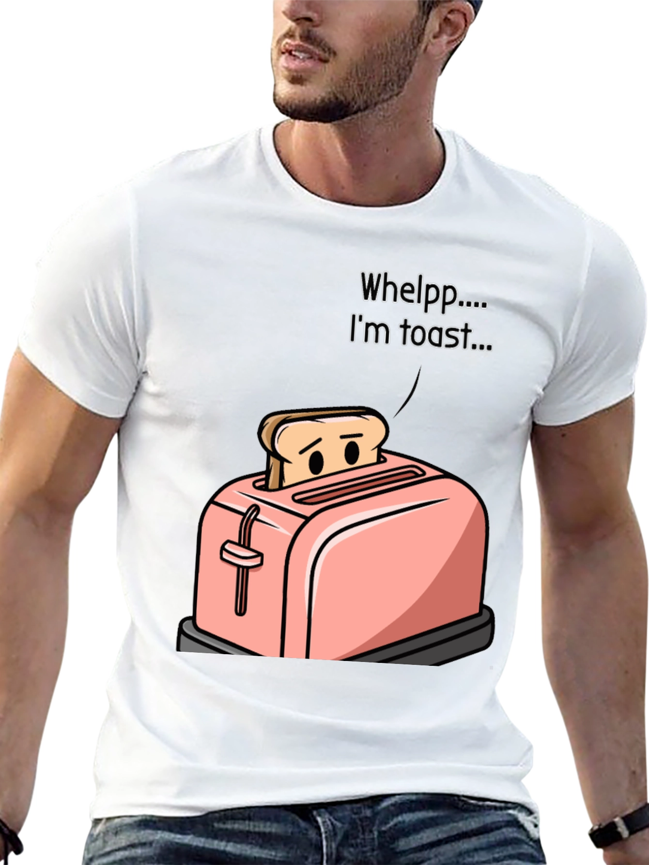 Im Toast Funny Graphic T-Shirt