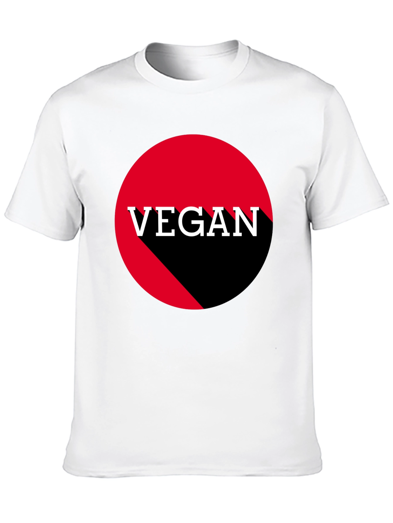 Vegan Symbol Black T-Shirt