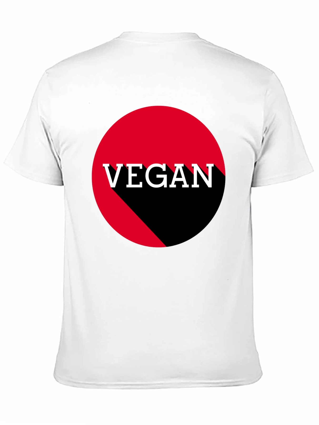 Vegan Symbol Black T-Shirt