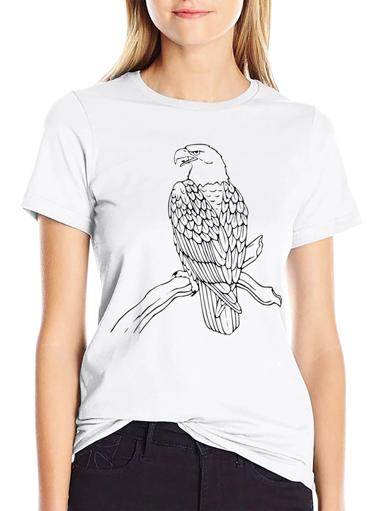 Eagle Graphic Tee - Black