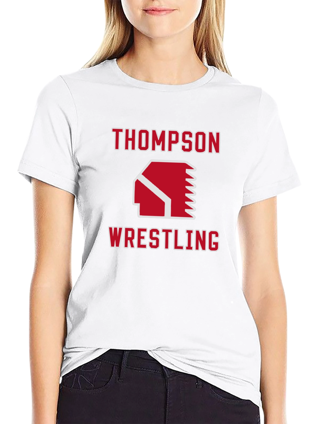 Thompson Wrestling Black T-Shirt