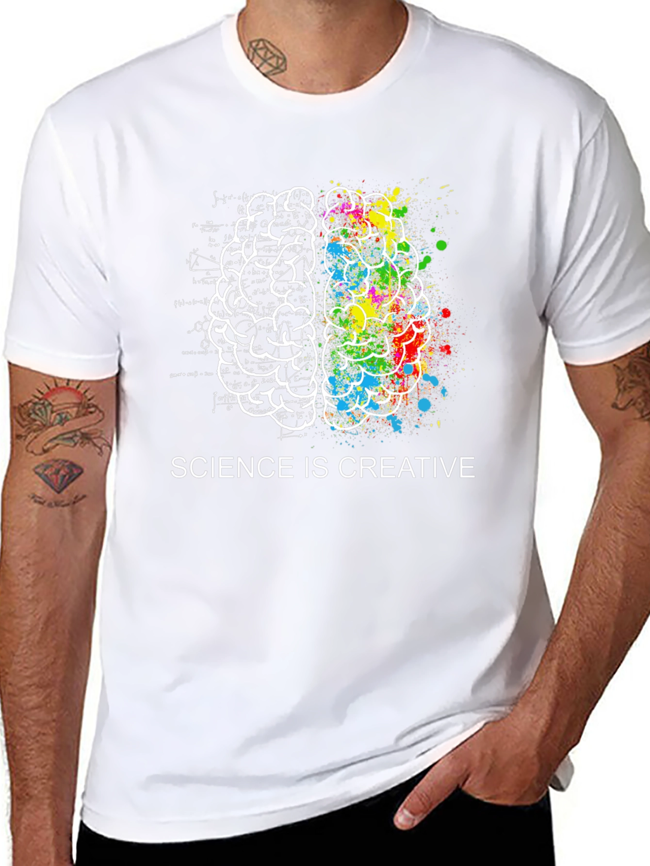 Science is Creative Brain T-Shirt