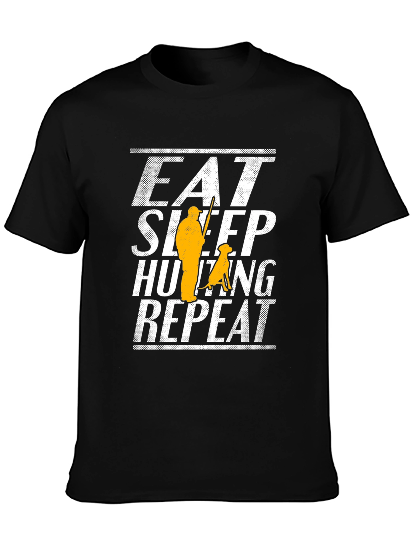 Eat Sleep Hunting Repeat Mens T-Shirt