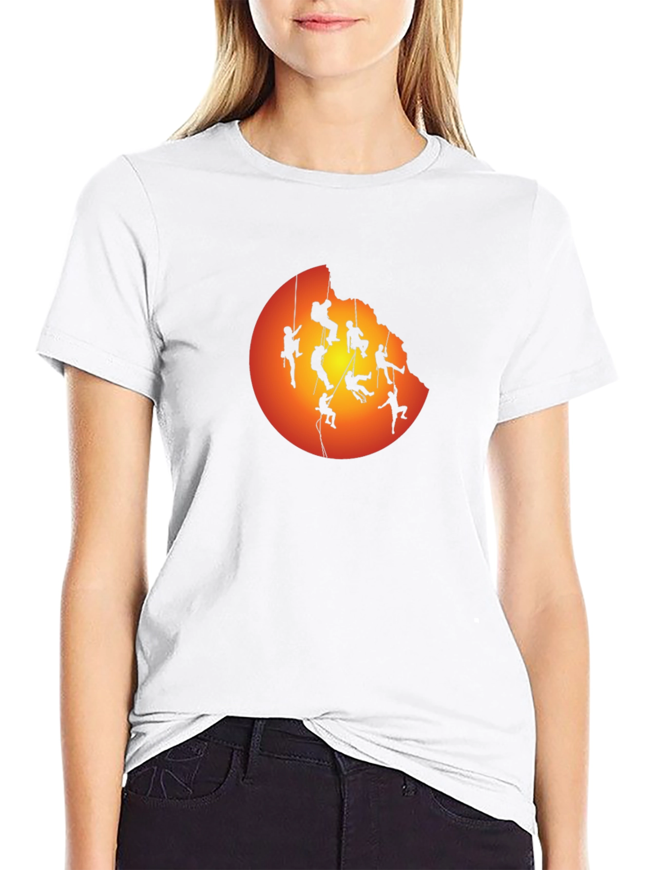 Silhouette Climber Graphic T-Shirt - Adventure Ready