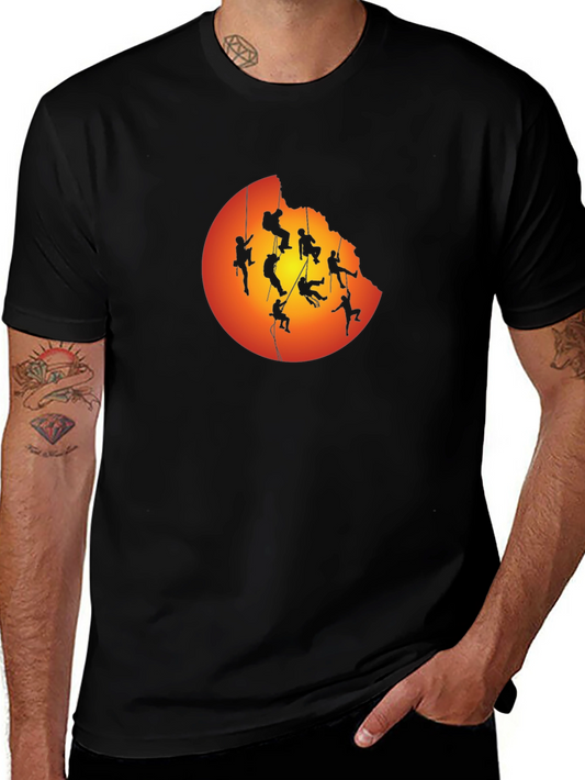 Silhouette Climber Graphic T-Shirt - Adventure Ready