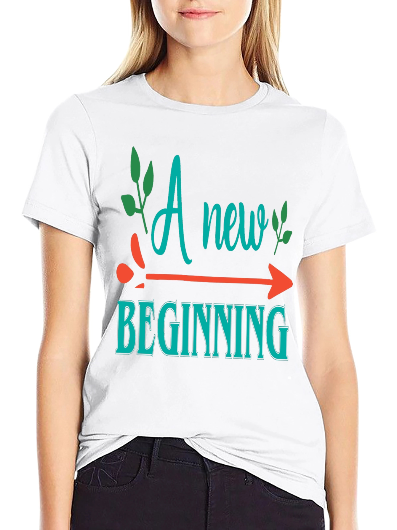 New Beginning Graphic Tee - Motivational Shirt