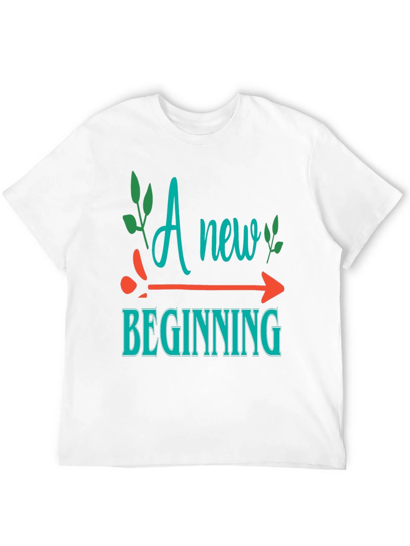 New Beginning Graphic Tee - Motivational Shirt