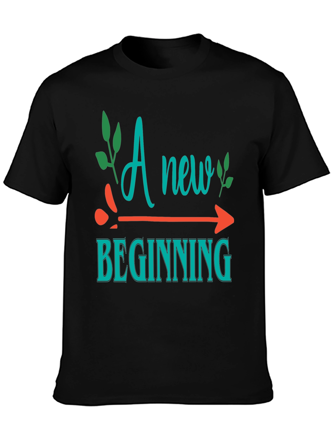 New Beginning Graphic Tee - Motivational Shirt
