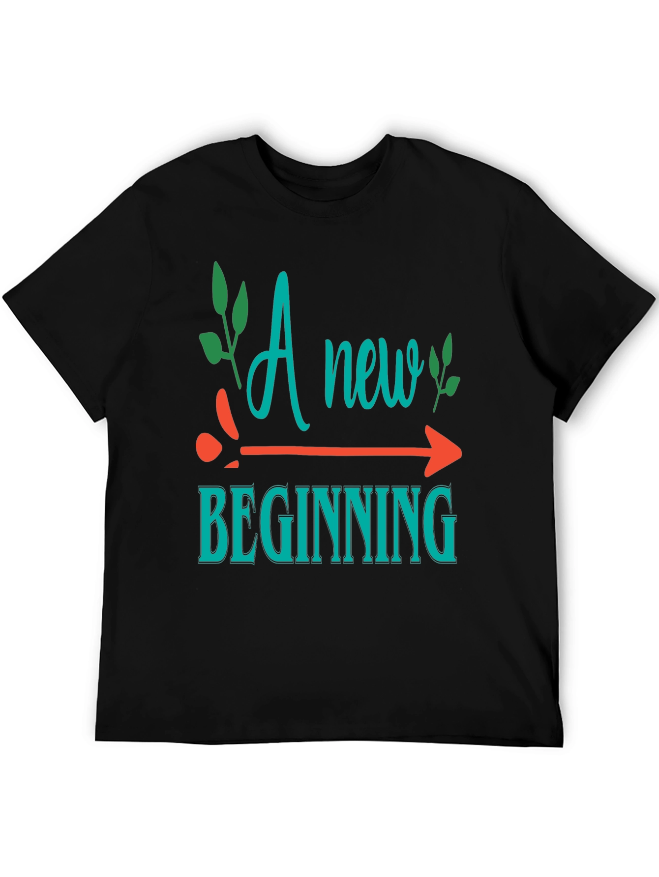 New Beginning Graphic Tee - Motivational Shirt