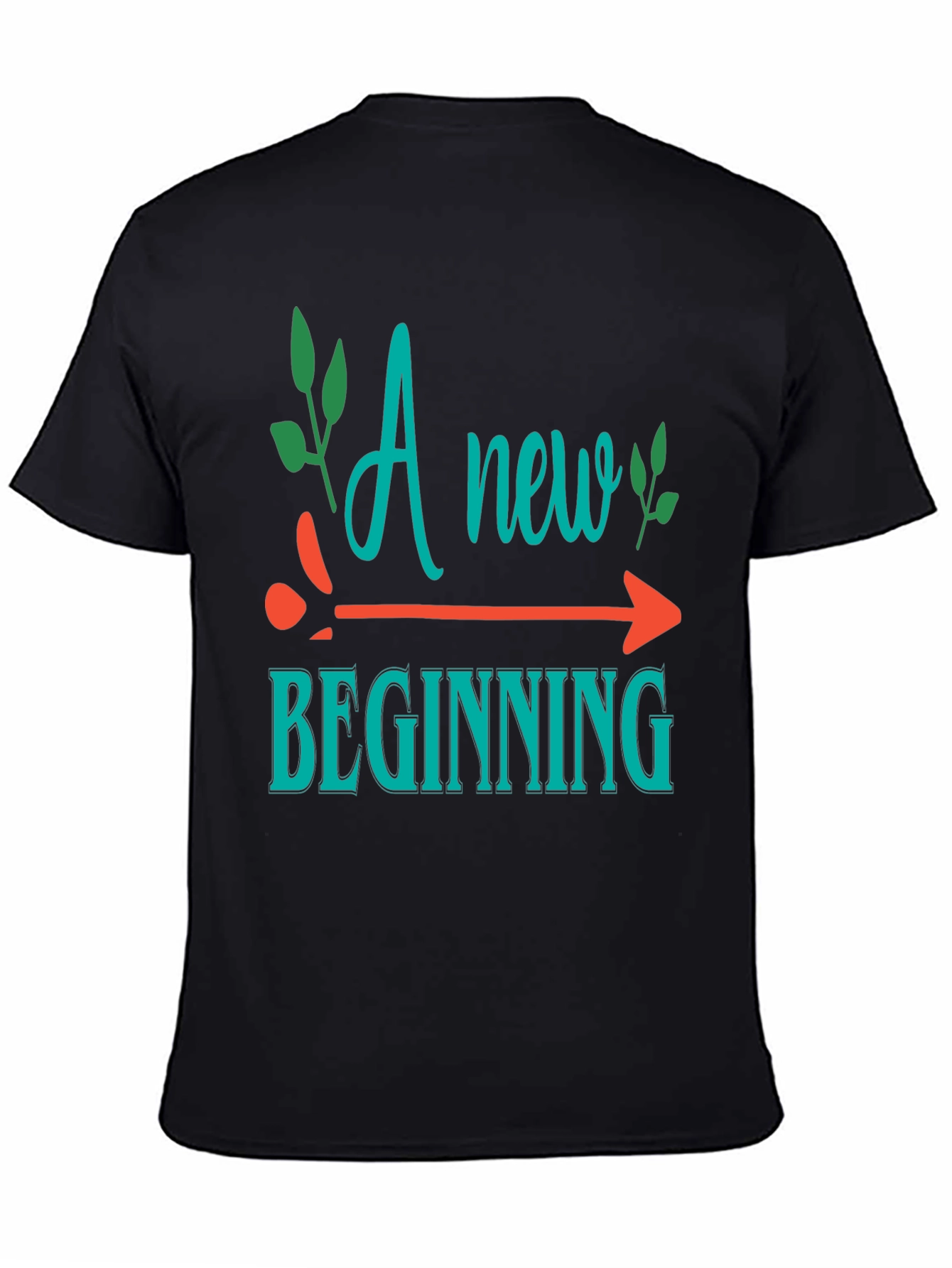 New Beginning Graphic Tee - Motivational Shirt