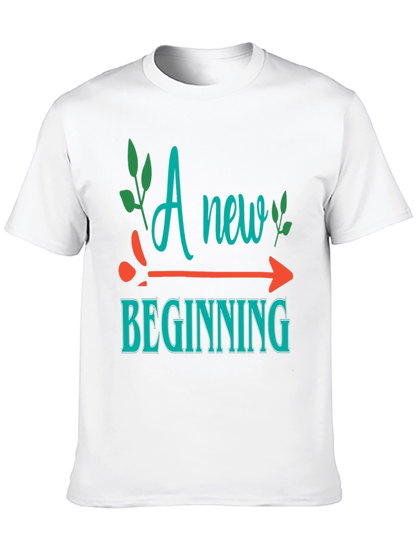 New Beginning Graphic Tee - Motivational Shirt