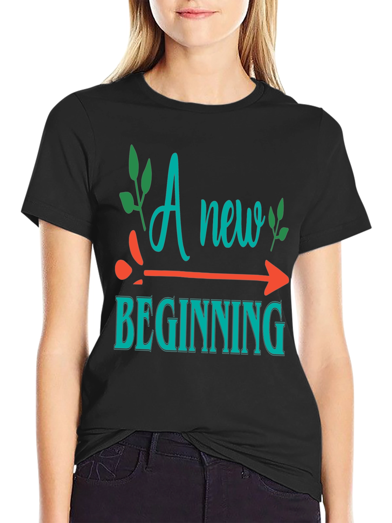New Beginning Graphic Tee - Motivational Shirt