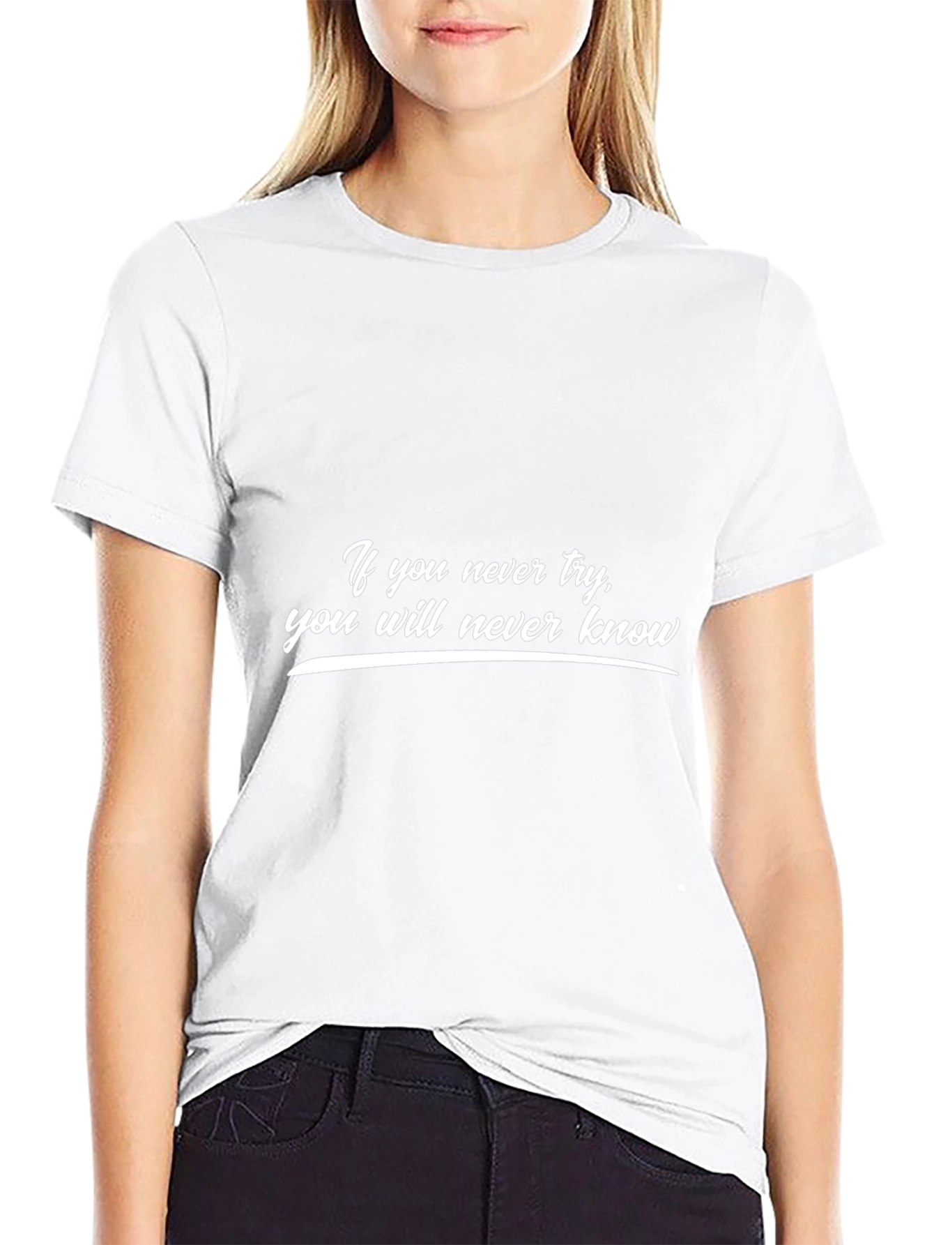 Inspirational Quote Black T-Shirt