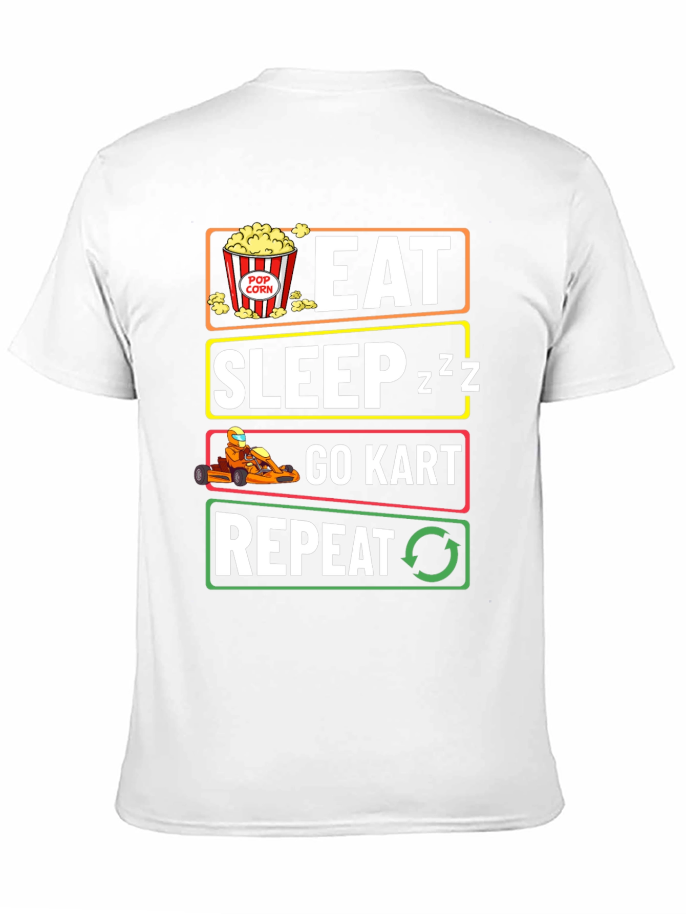 Eat Sleep Go-Kart Repeat T-Shirt