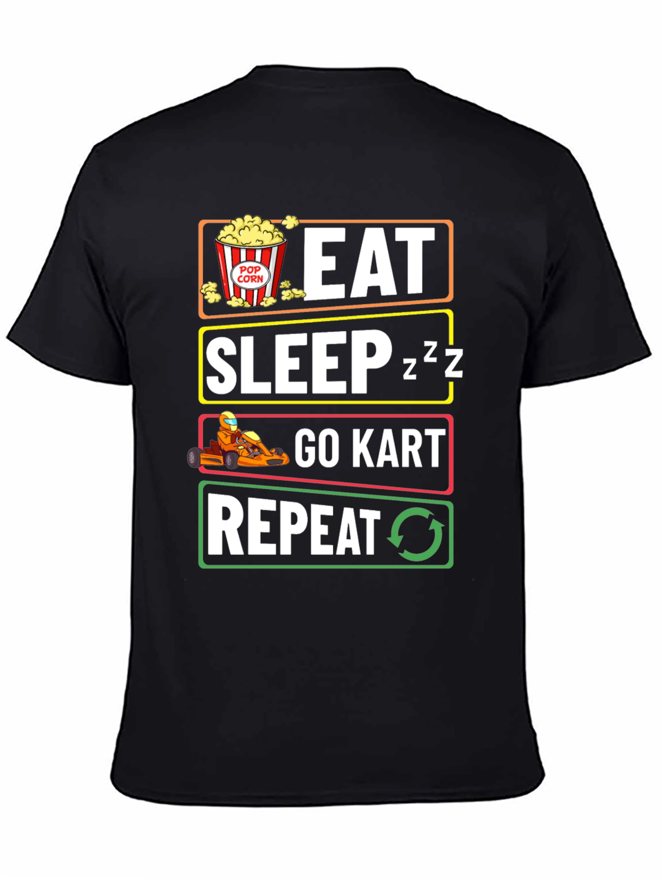 Eat Sleep Go-Kart Repeat T-Shirt