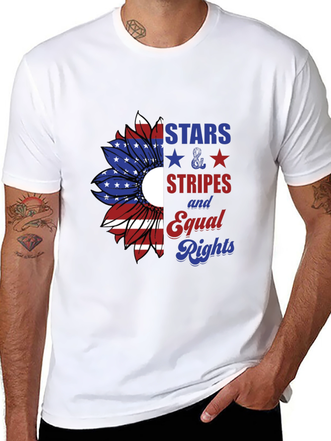 Stars & Stripes Equal Rights T-Shirt