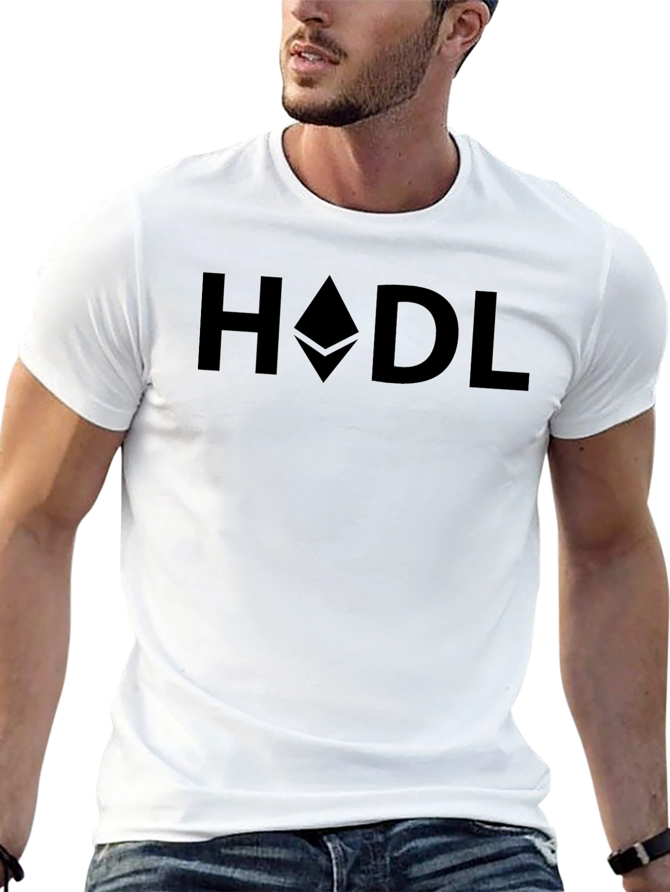HODL Ethereum Crypto Black T-Shirt