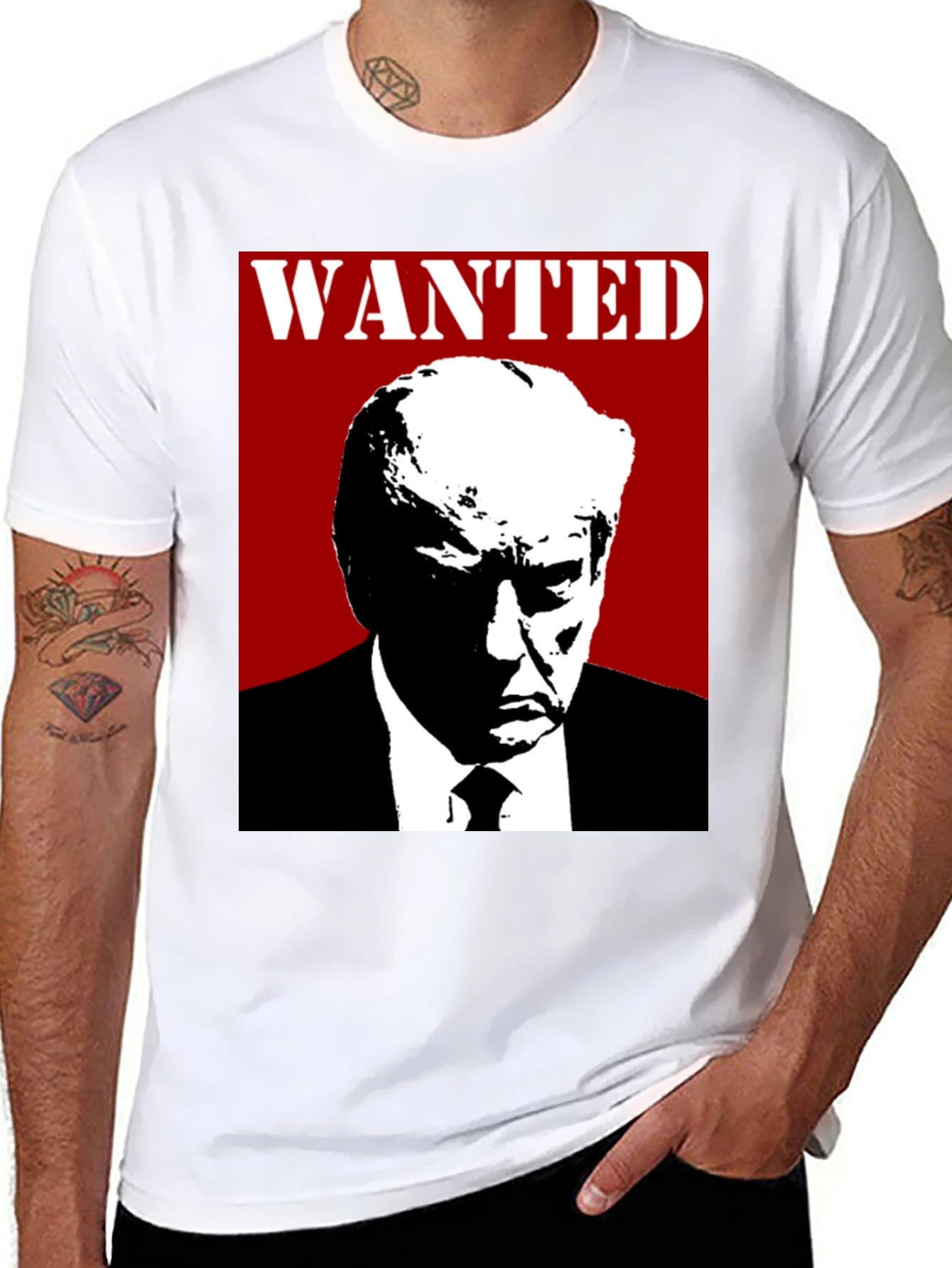 Wanted T-Shirt - Donald Trump Design