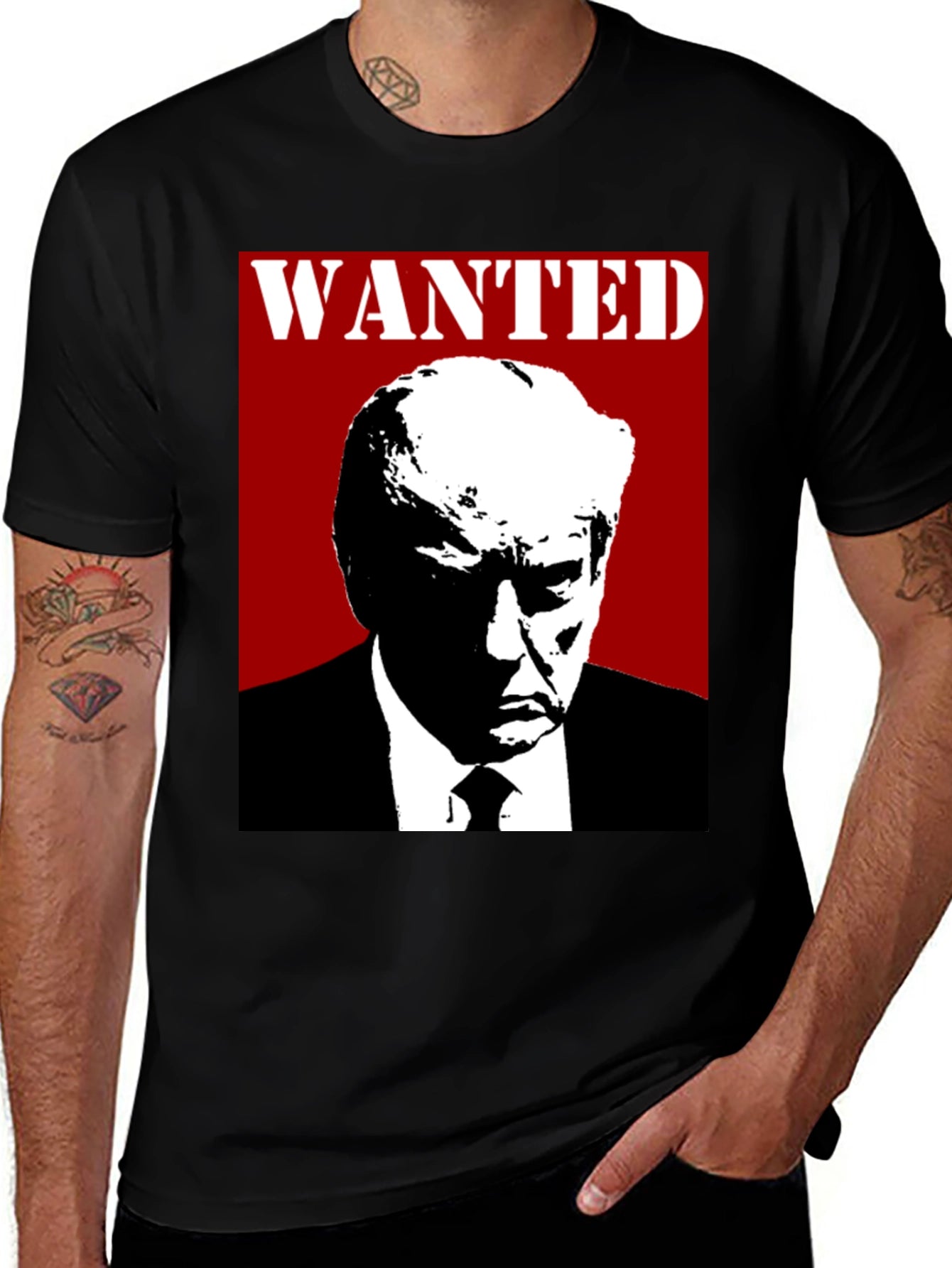 Wanted T-Shirt - Donald Trump Design