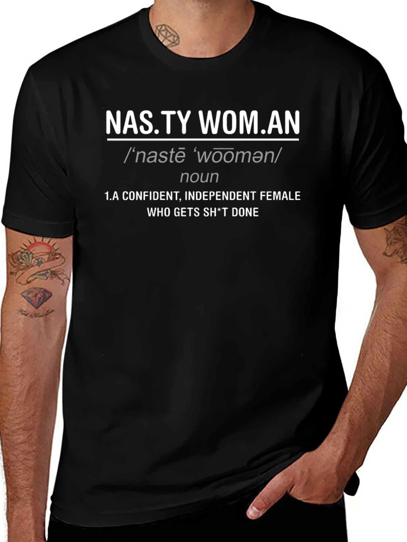 Nasty Woman Graphic Tee - Confident & Independent