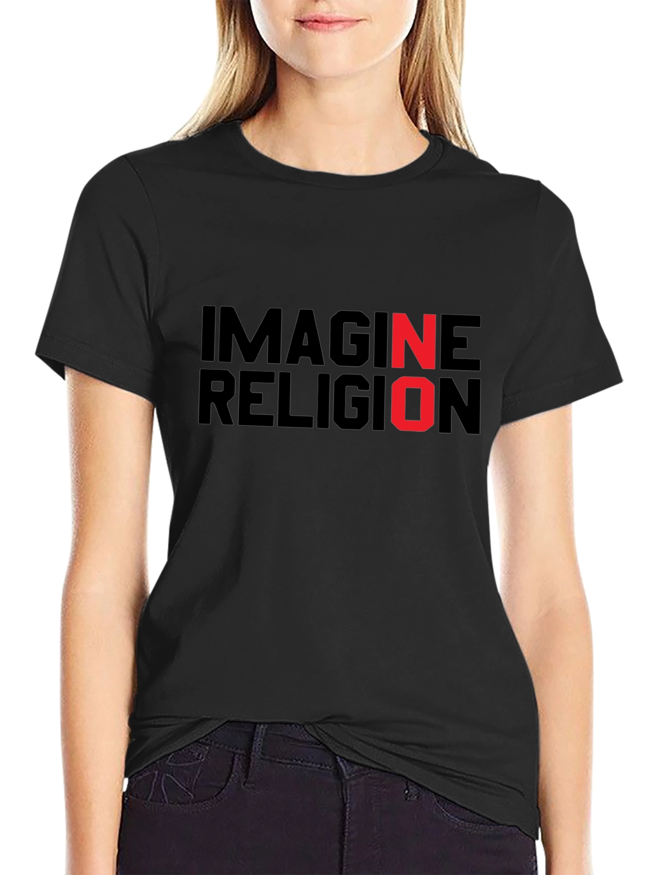 Imagine No Religion T-Shirt - Atheist Pride