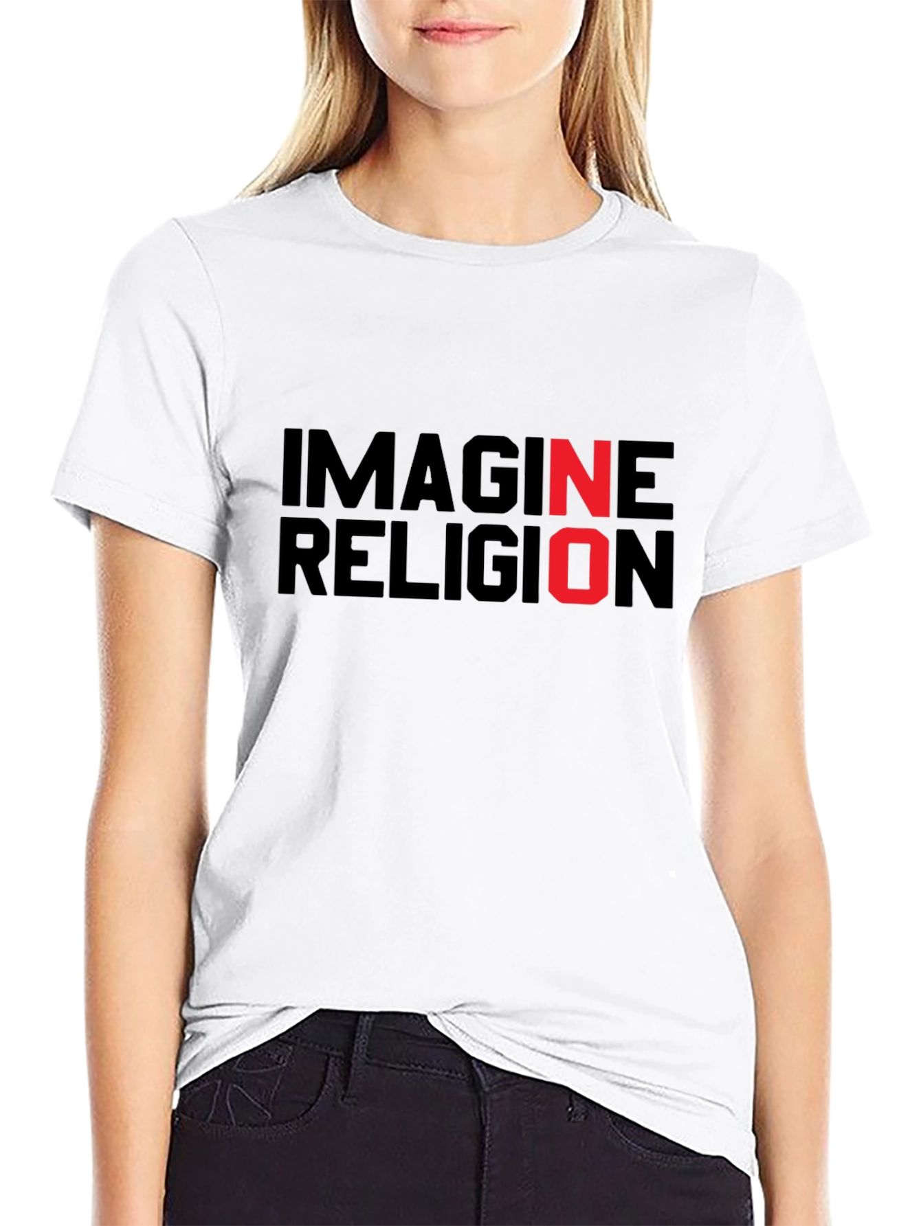 Imagine No Religion T-Shirt - Atheist Pride