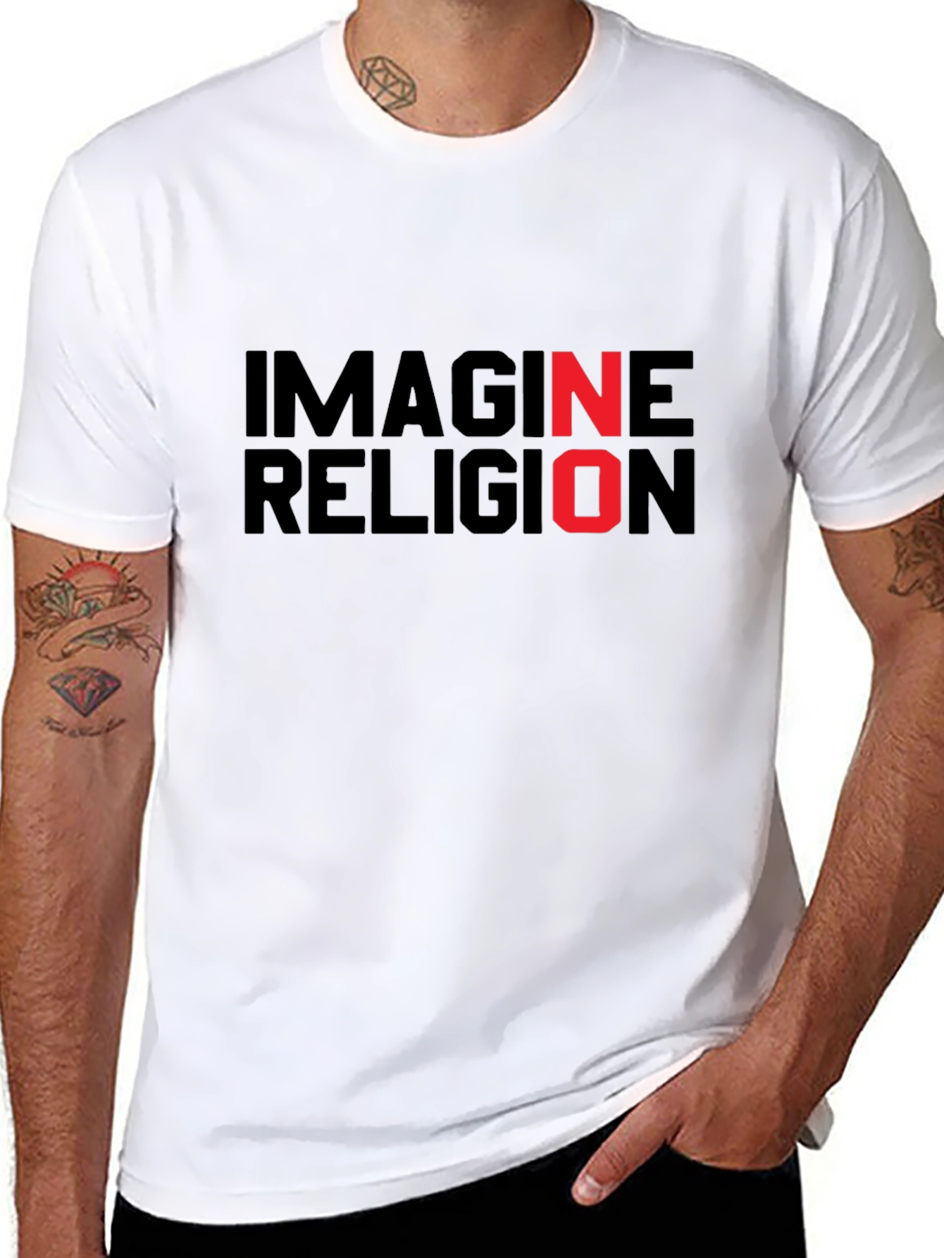 Imagine No Religion T-Shirt - Atheist Pride