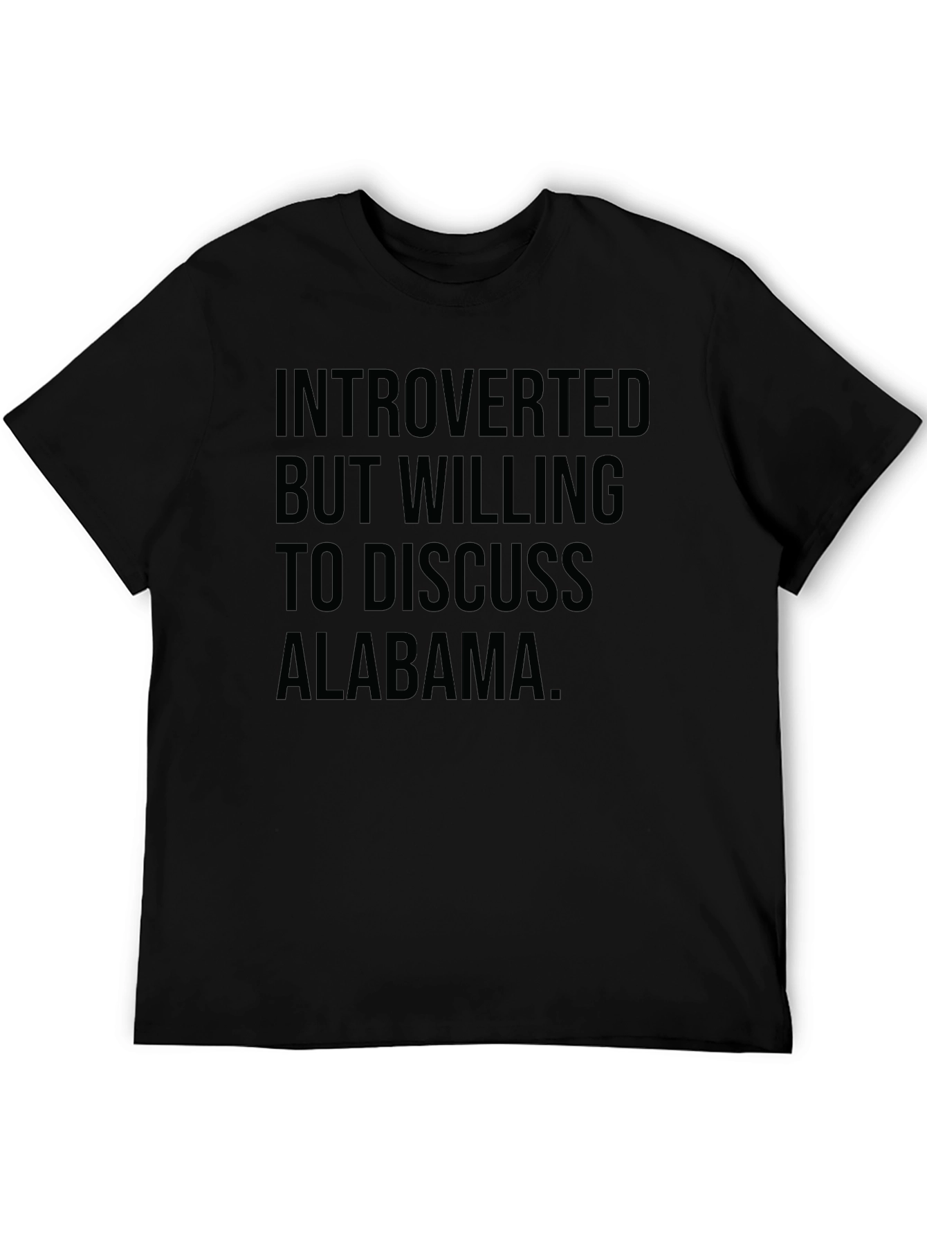 Introverted Alabama T-Shirt - Soft Cotton Tee