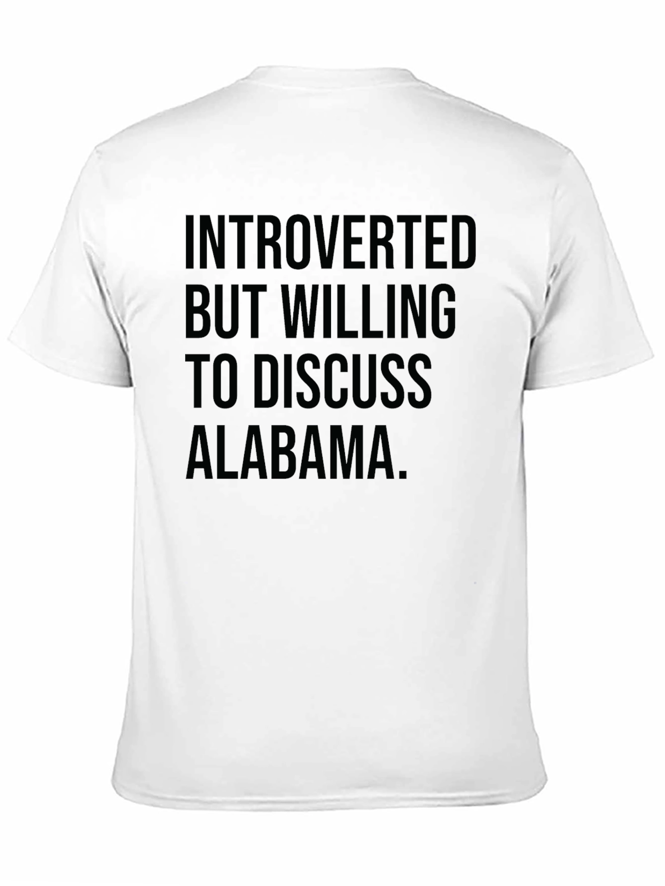 Introverted Alabama T-Shirt - Soft Cotton Tee