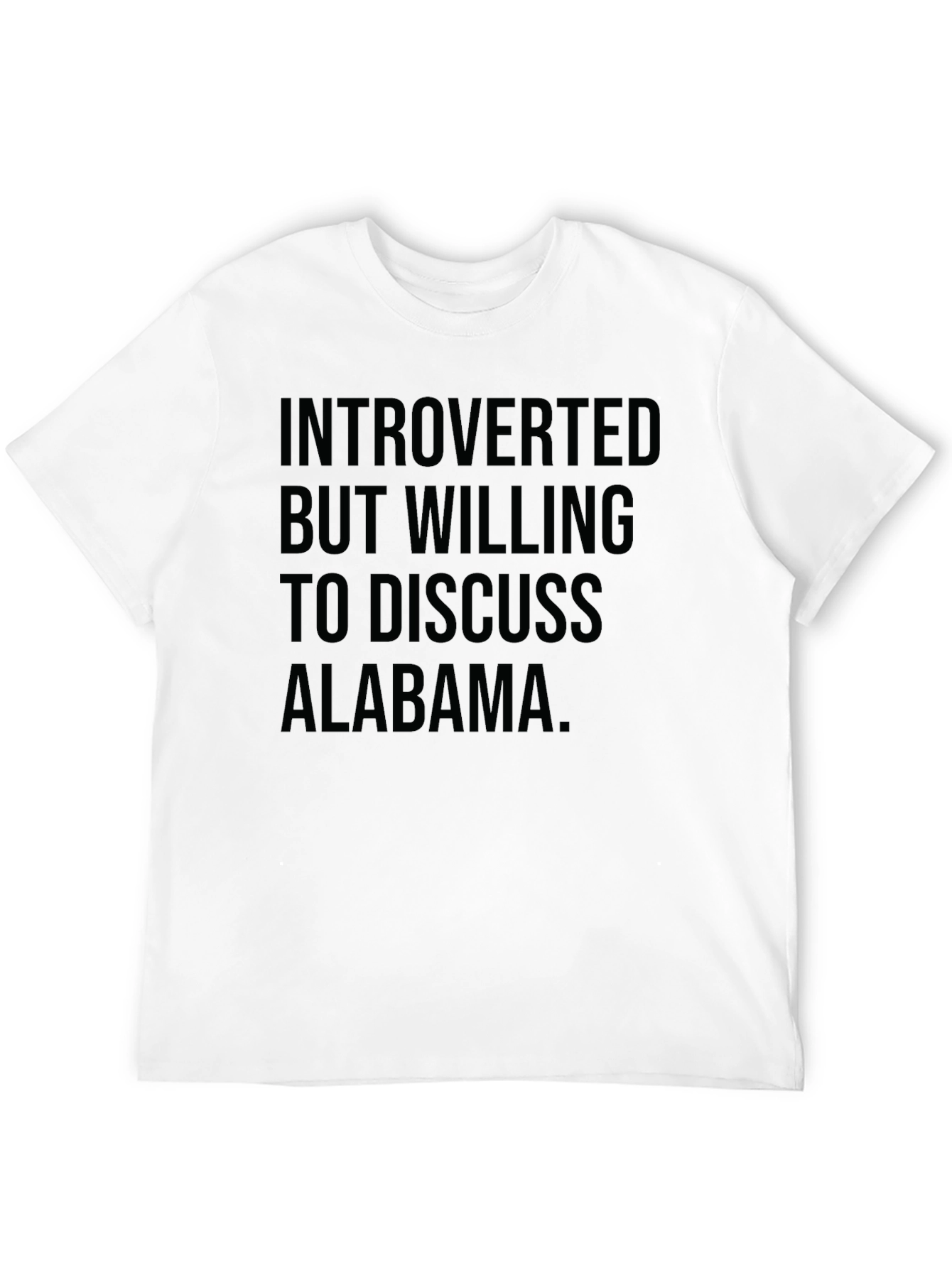 Introverted Alabama T-Shirt - Soft Cotton Tee