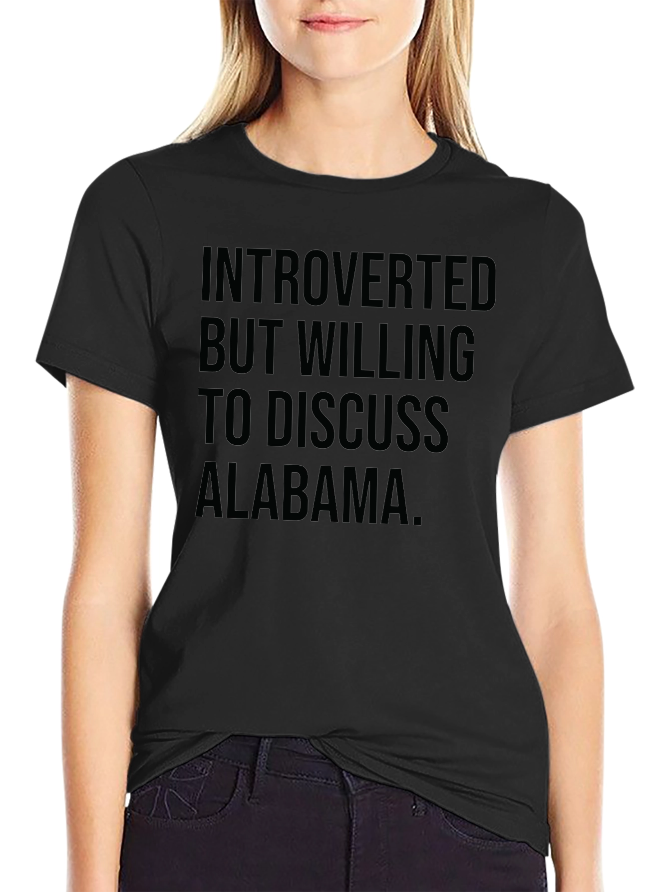 Introverted Alabama T-Shirt - Soft Cotton Tee