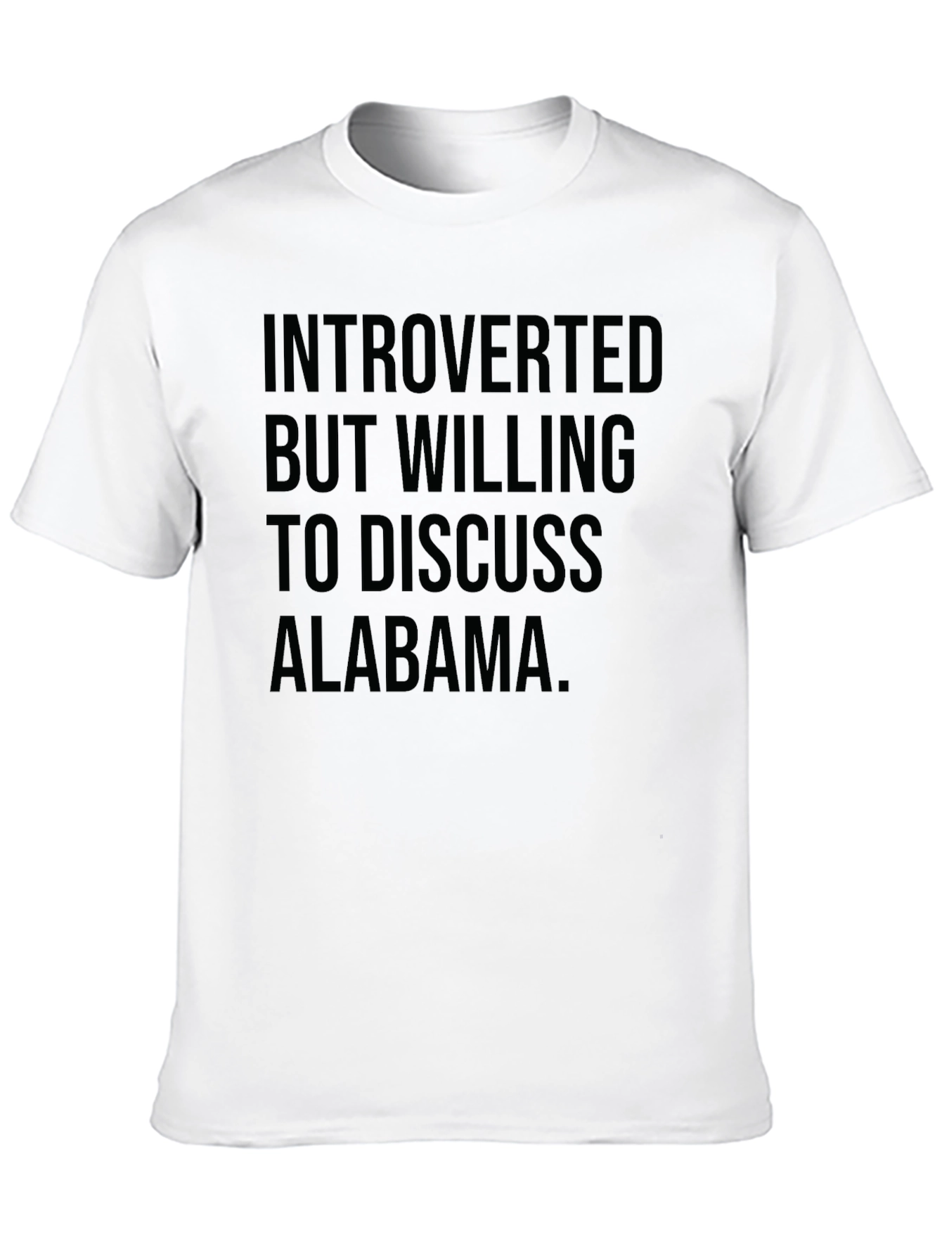 Introverted Alabama T-Shirt - Soft Cotton Tee