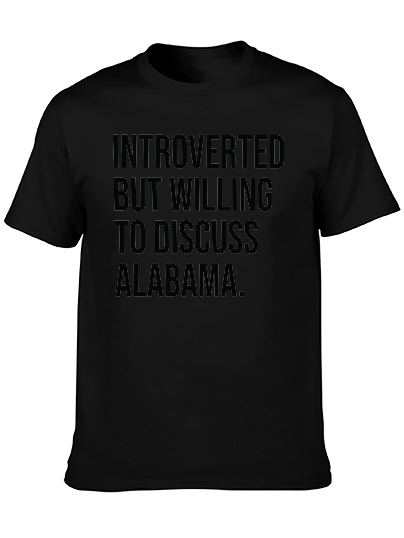 Introverted Alabama T-Shirt - Soft Cotton Tee