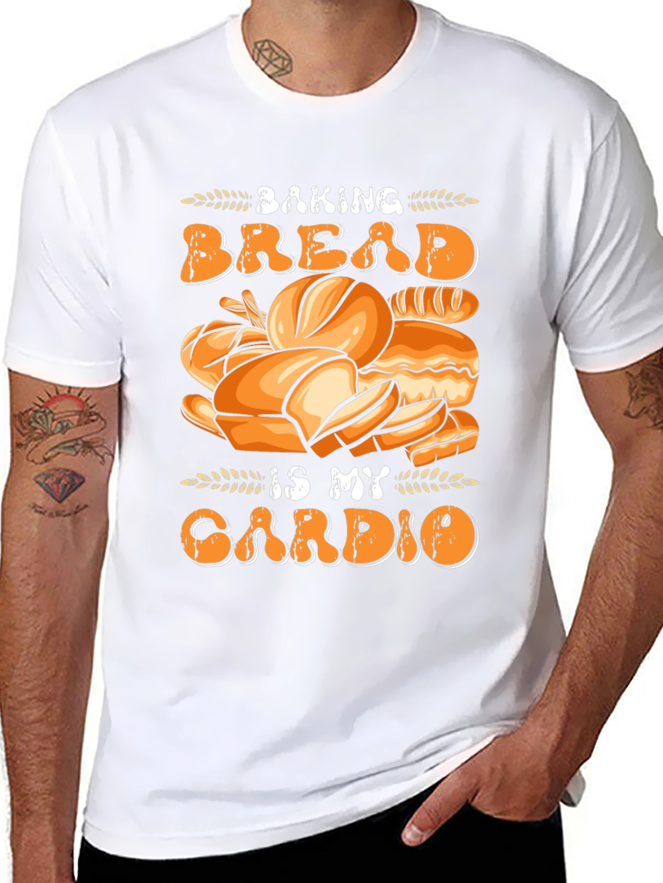 Baking Bread Is My Cardio Funny T-Shirt