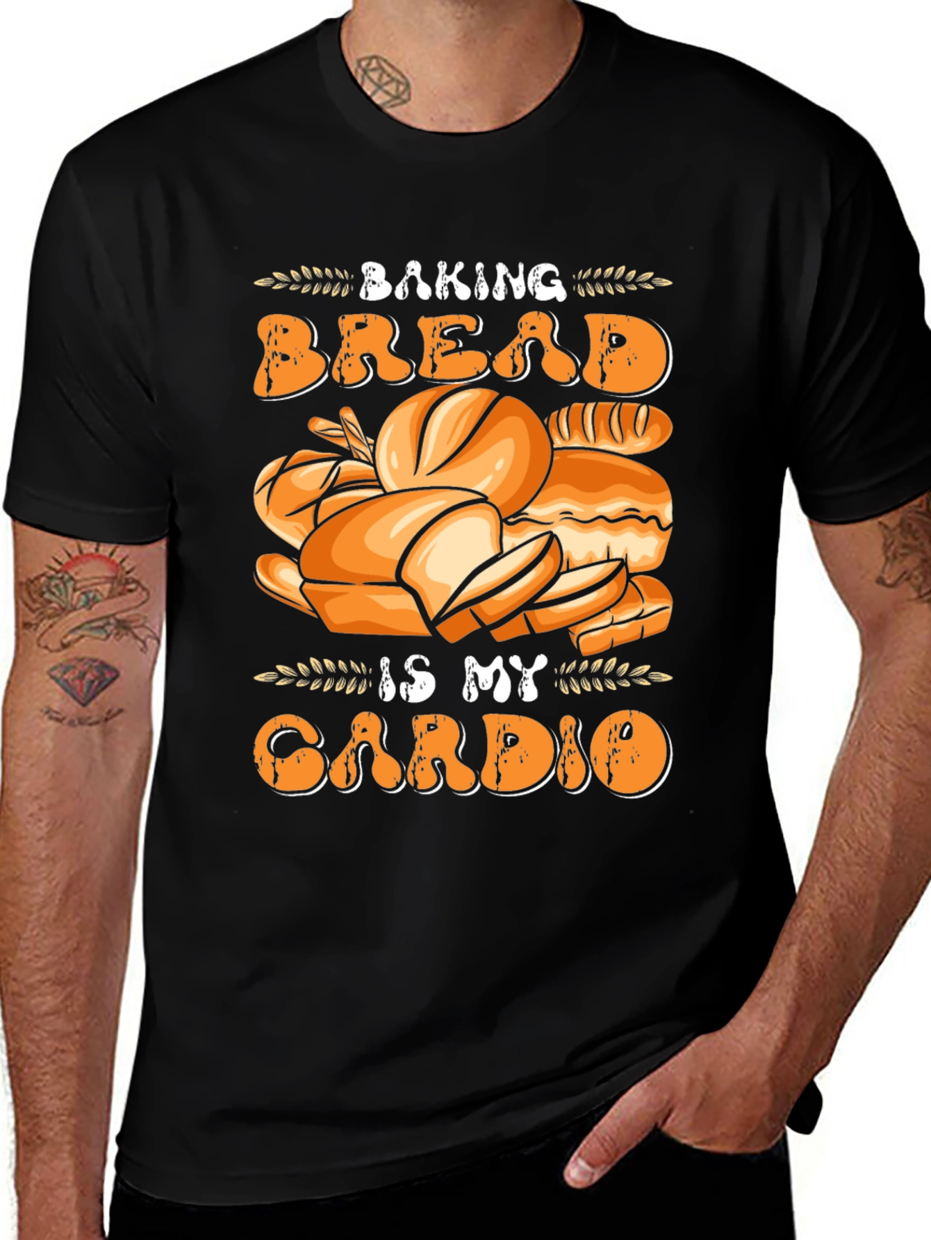 Baking Bread Is My Cardio Funny T-Shirt