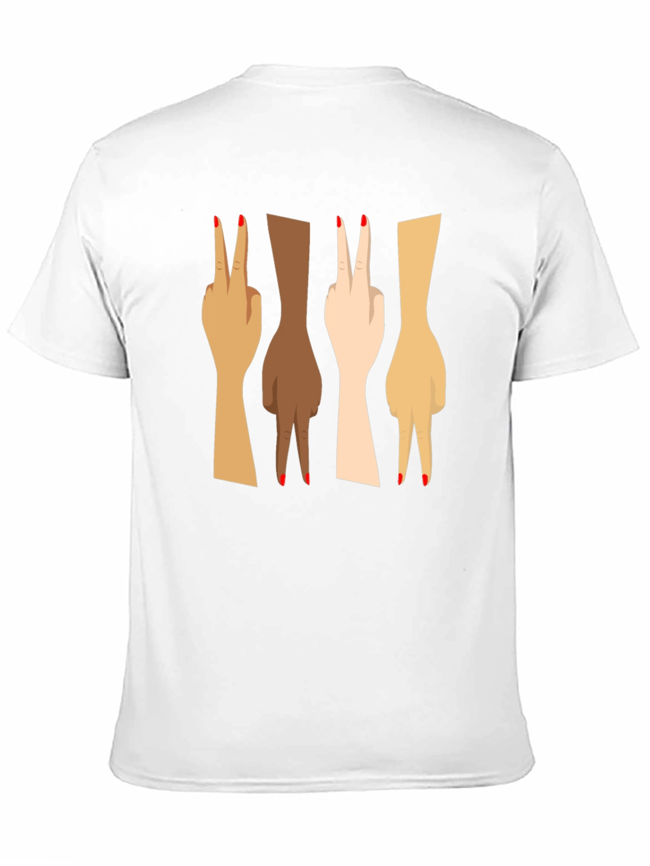 Diversity Peace Sign Graphic Tee
