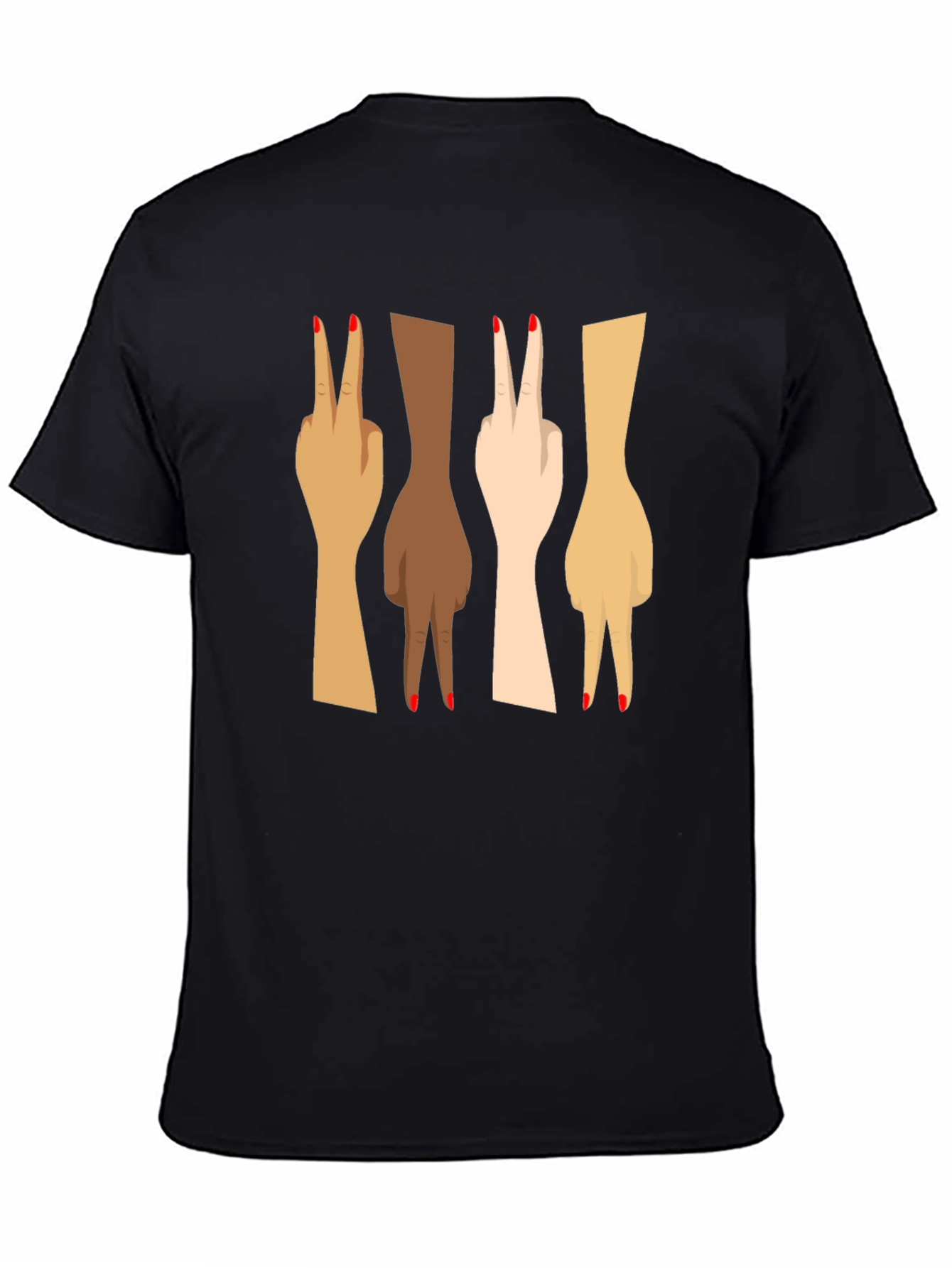 Diversity Peace Sign Graphic Tee