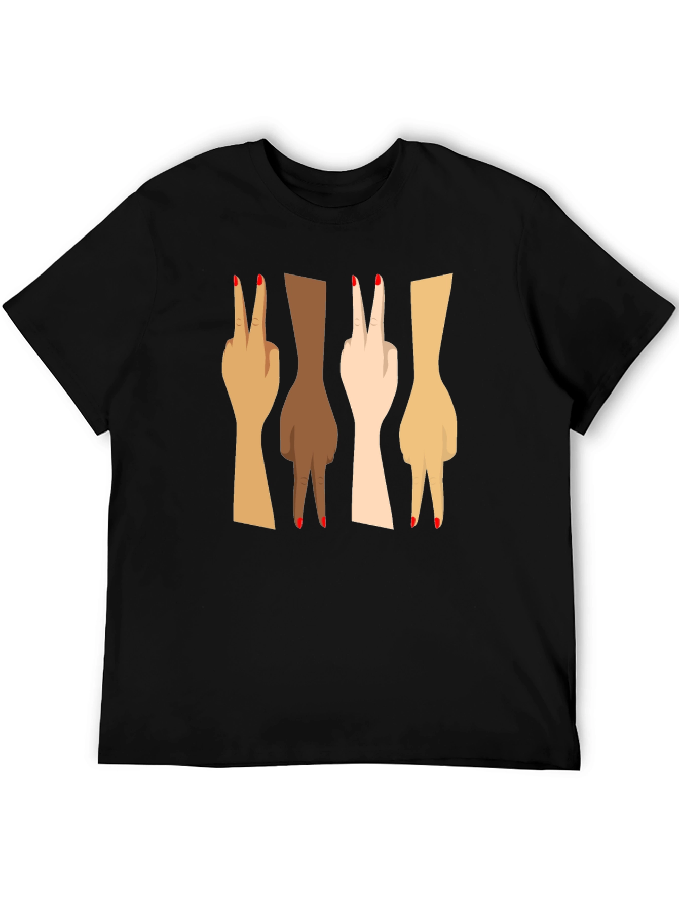 Diversity Peace Sign Graphic Tee