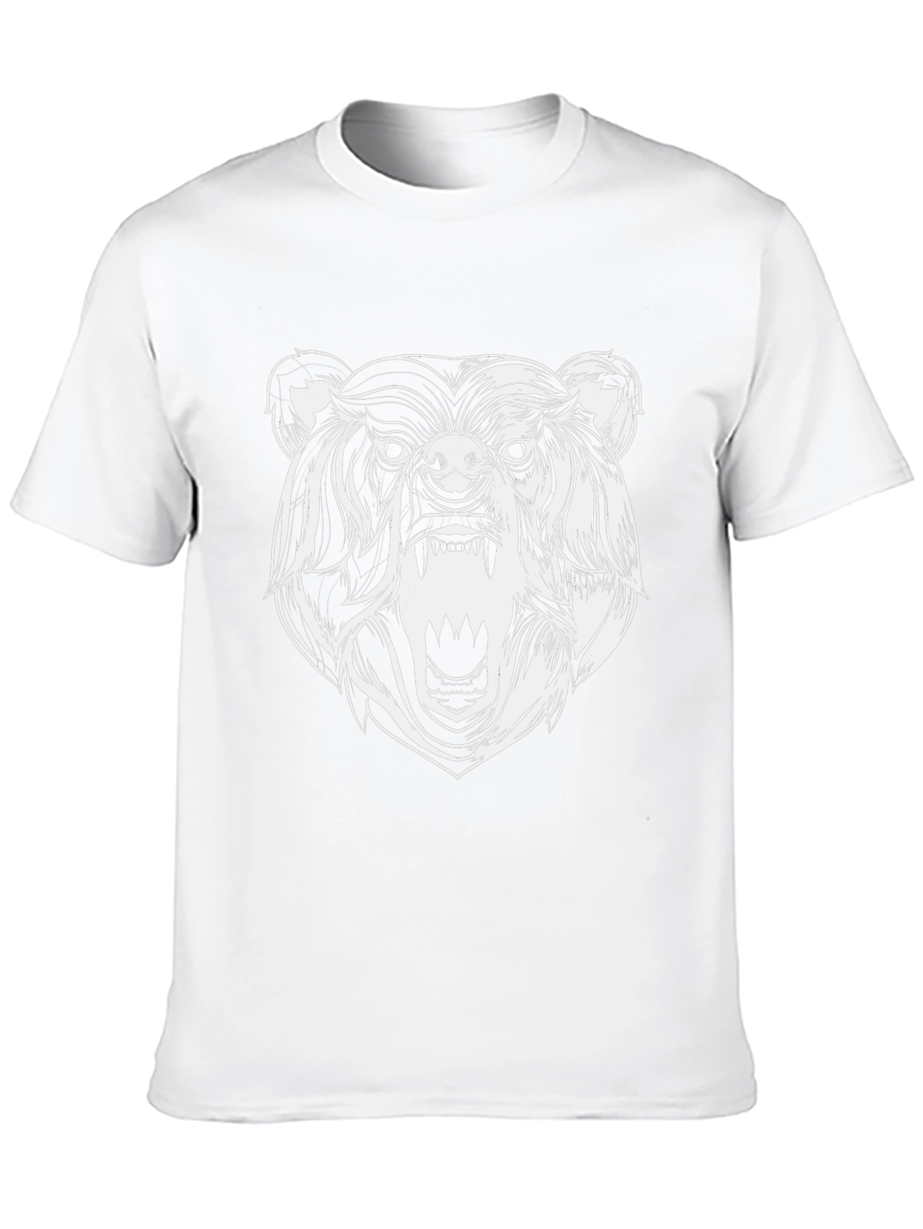 Black Bear Graphic Tee - Mens Crew Neck T-Shirt
