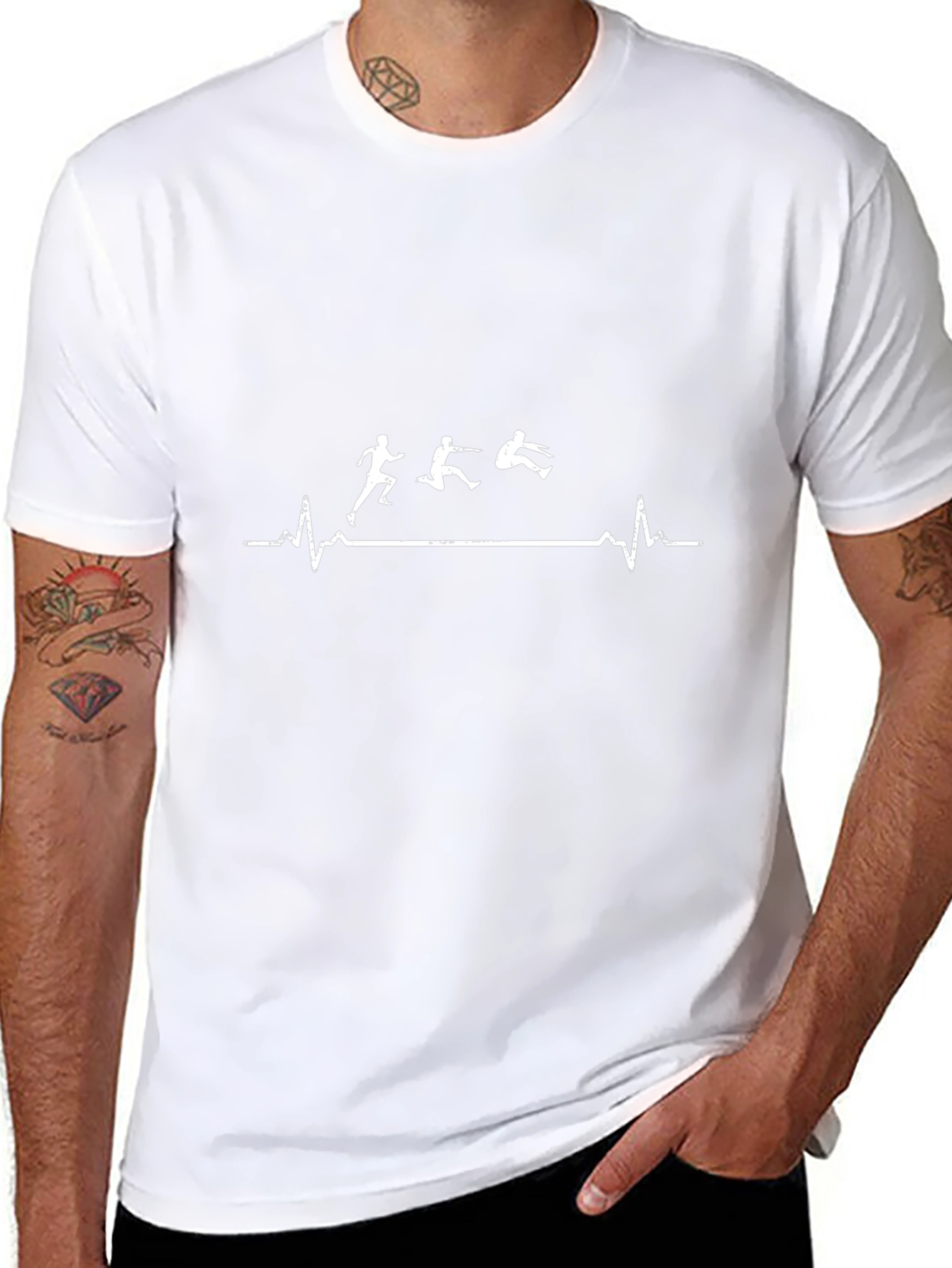 Runner Heartbeat Graphic T-Shirt