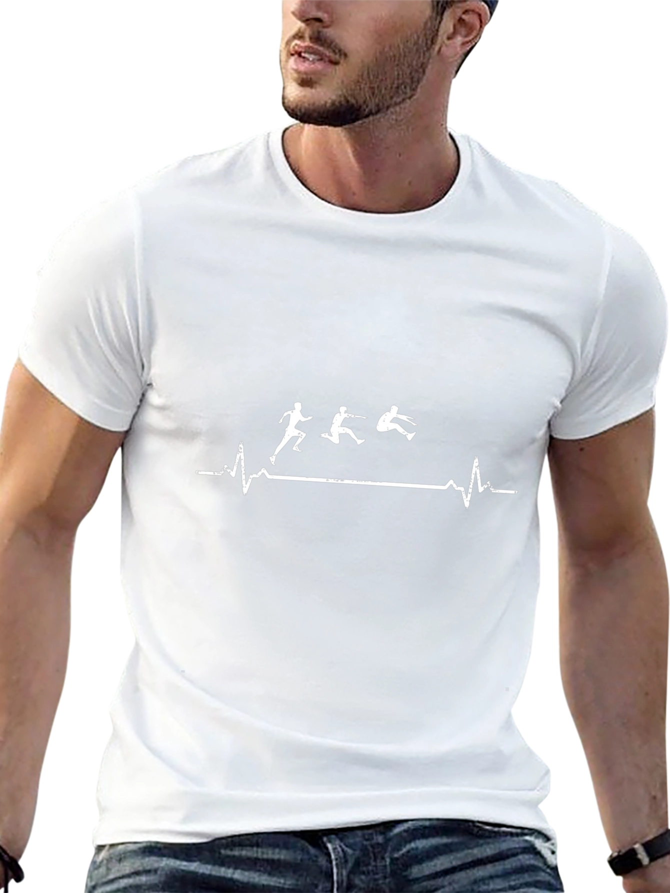 Runner Heartbeat Graphic T-Shirt
