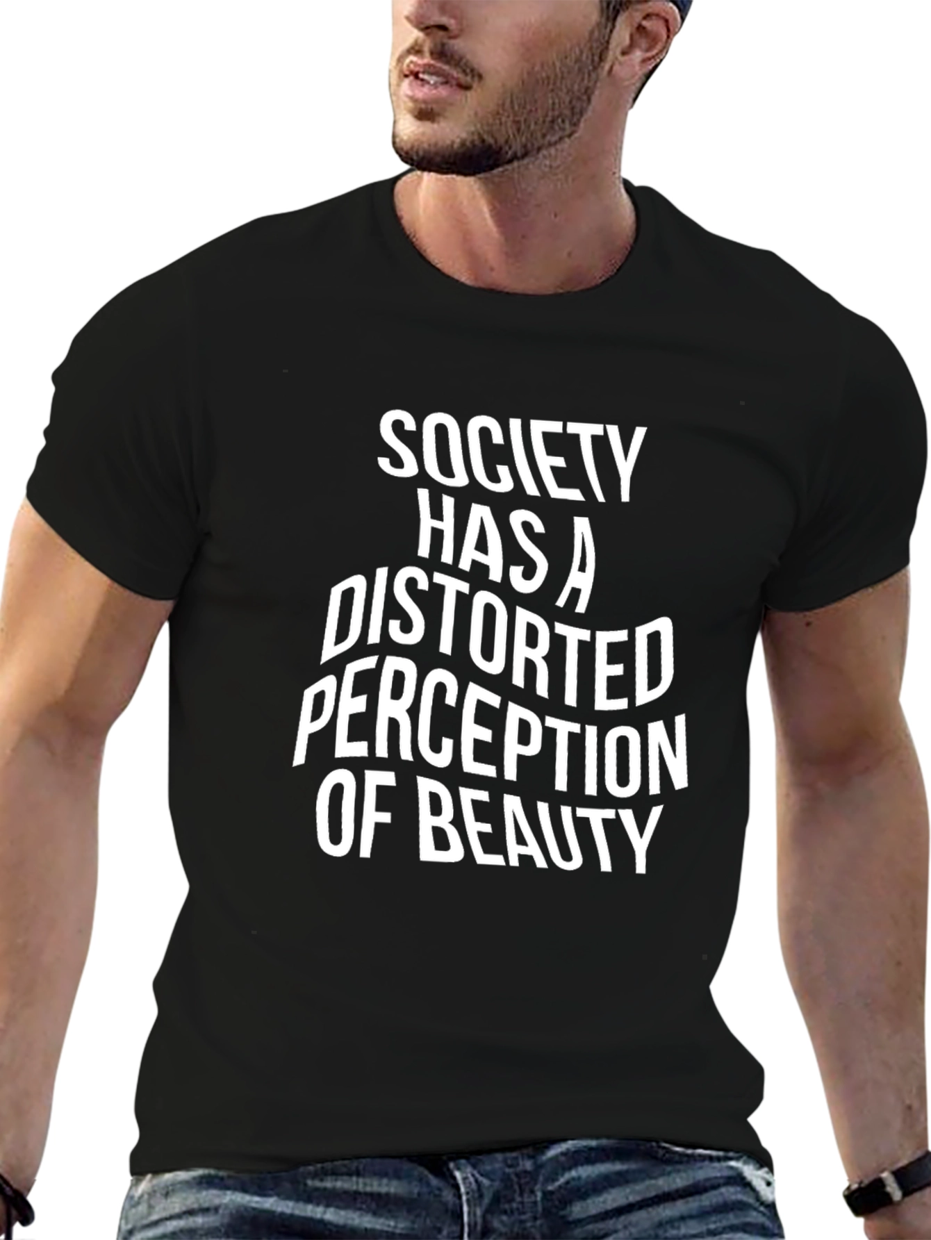 Society Distorted Perception Graphic Tee