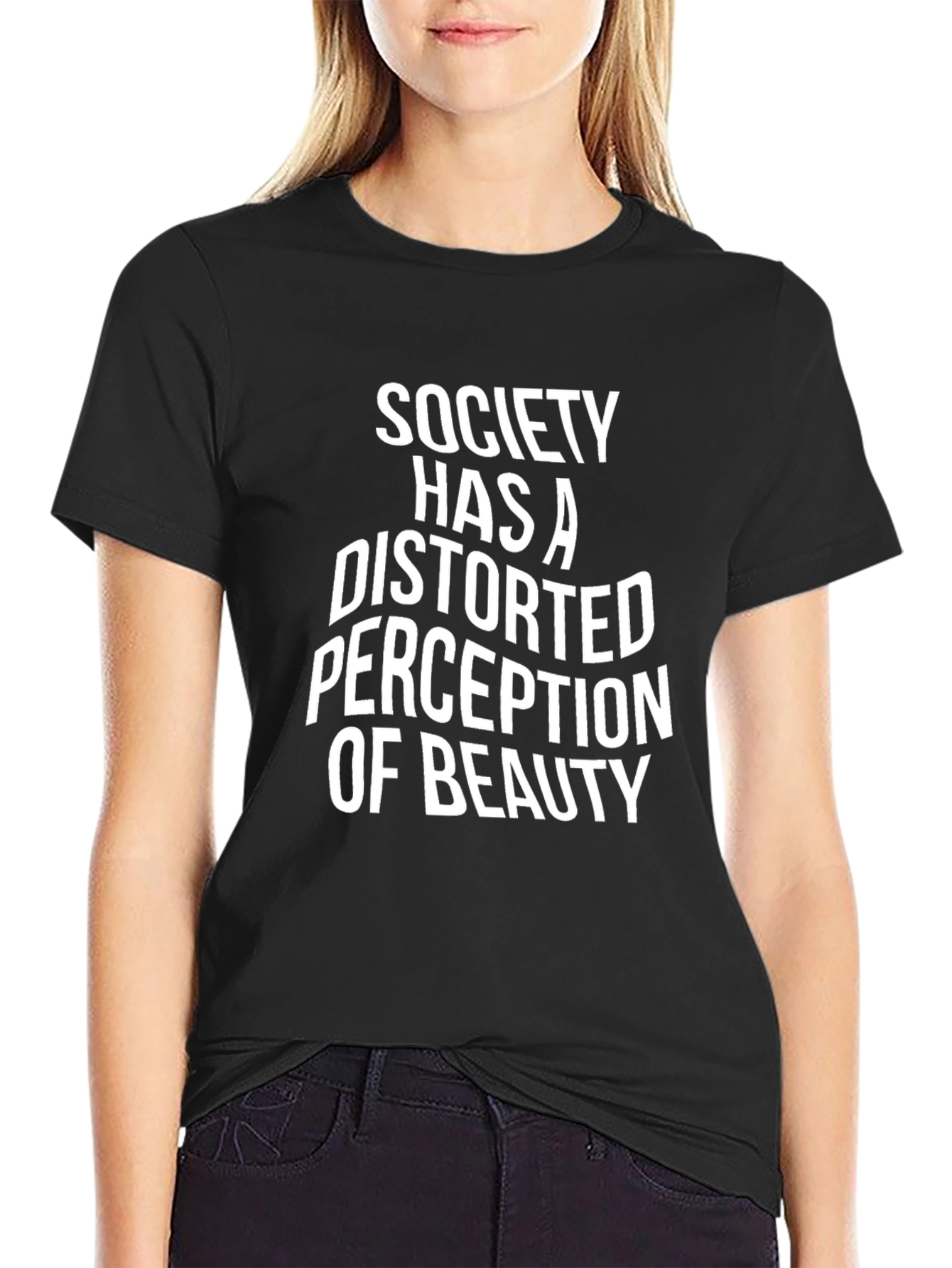 Society Distorted Perception Graphic Tee
