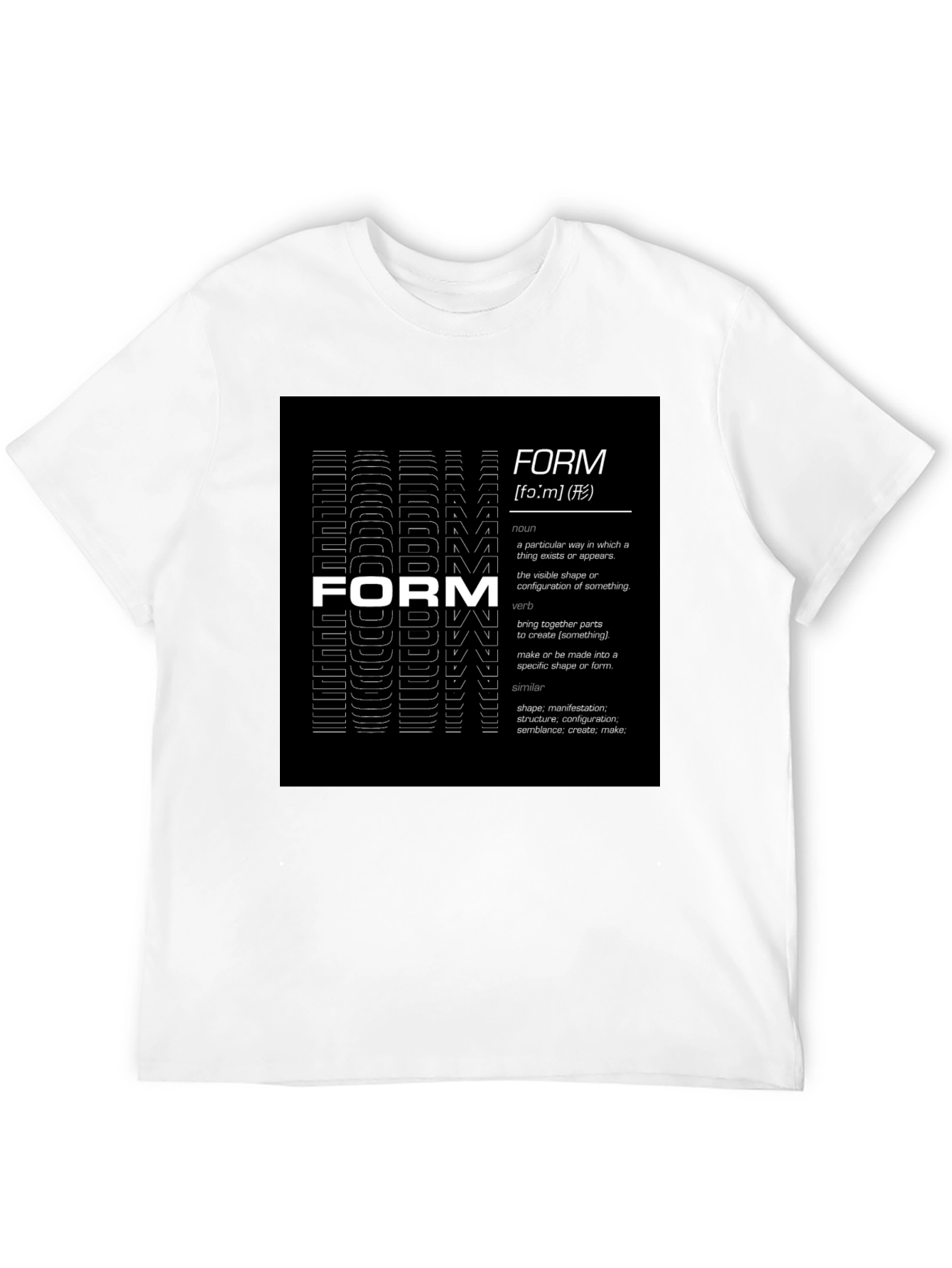 Form Definition Graphic Print T-Shirt